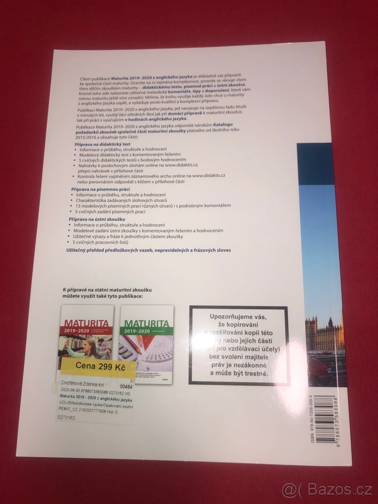 Maturita 2019-2020 z anglického jazyka - 2