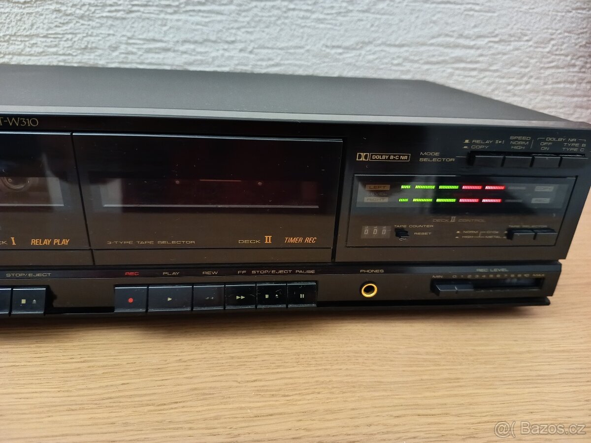 Pioneer CT-W310 - Double Cassette Deck Player - 2