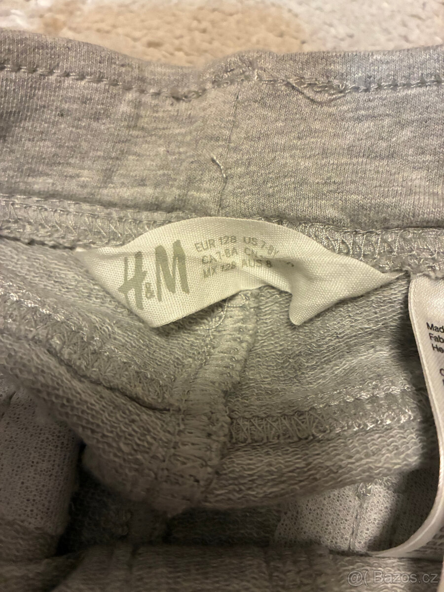 Kalhoty vel. 122/128 H&M, C&A - 2