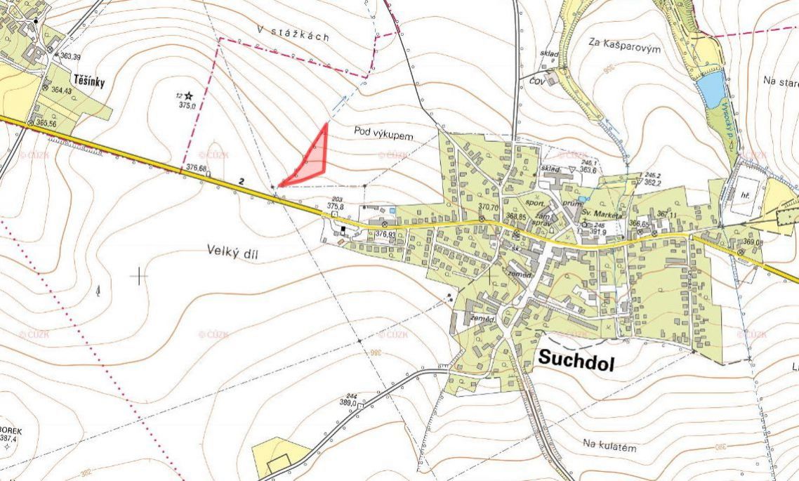 Zemědělská půda, prodej, Vysoká, Suchdol, Kutná Hora - 2