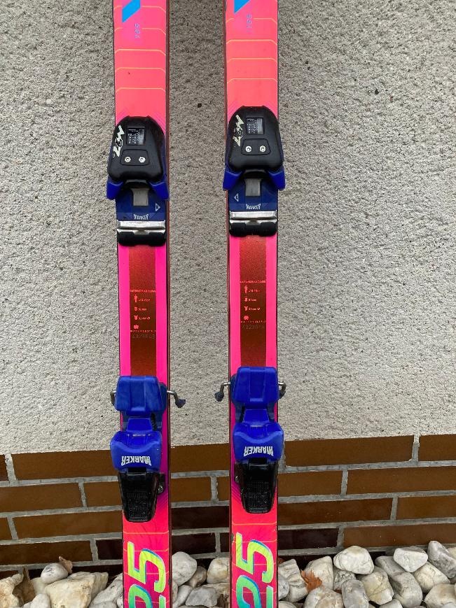 Lyže s vázáním 2x - levně - 2