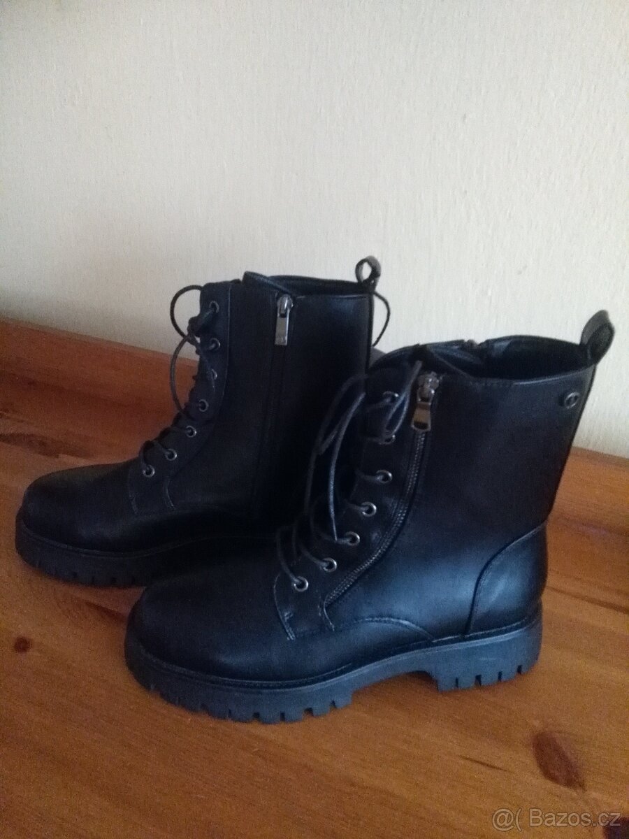 Nové kožené kotníkové boty - 2