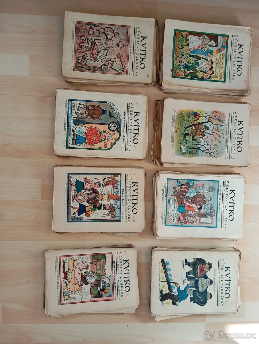 Humoristické časopisy Kvítko 387ks - 2