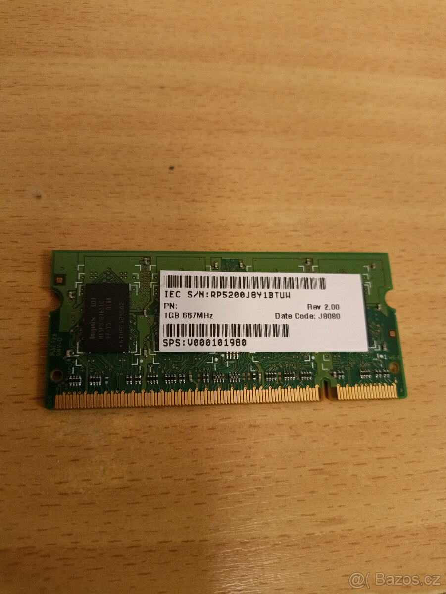 Paměť DRR2 1gb do notebooku - 2