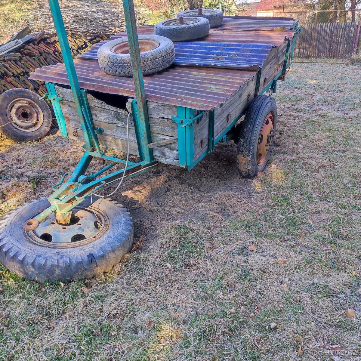 Prodám dvoukolovy vlek za traktor - 2