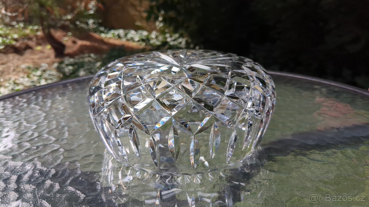 Křišťálová broušená mísa (2) - 2