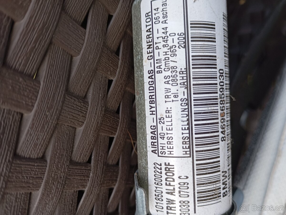 BMW e91 stropní levý Airbag - 2