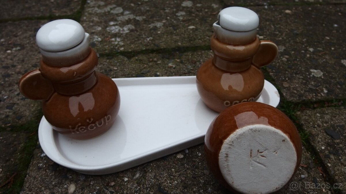 Retro keramická souprava. - 2