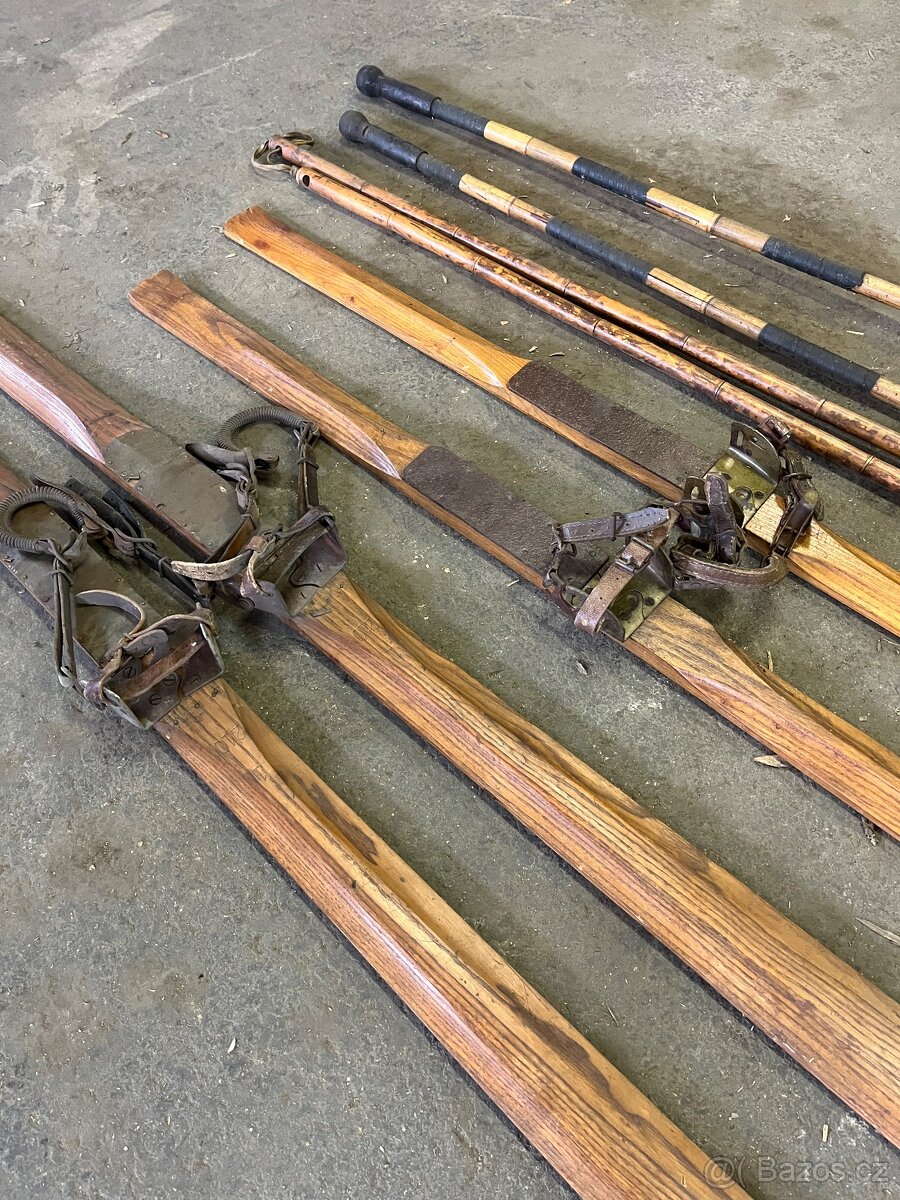 Dřevěné lyže - 2