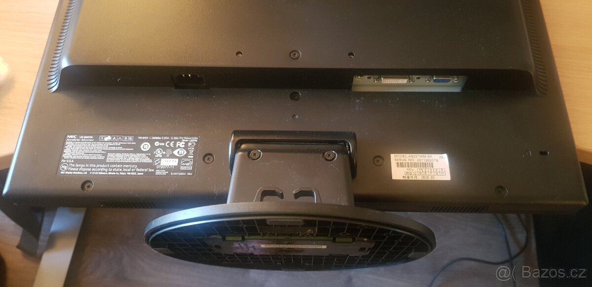 NEC AccuSync AS221WM - 2