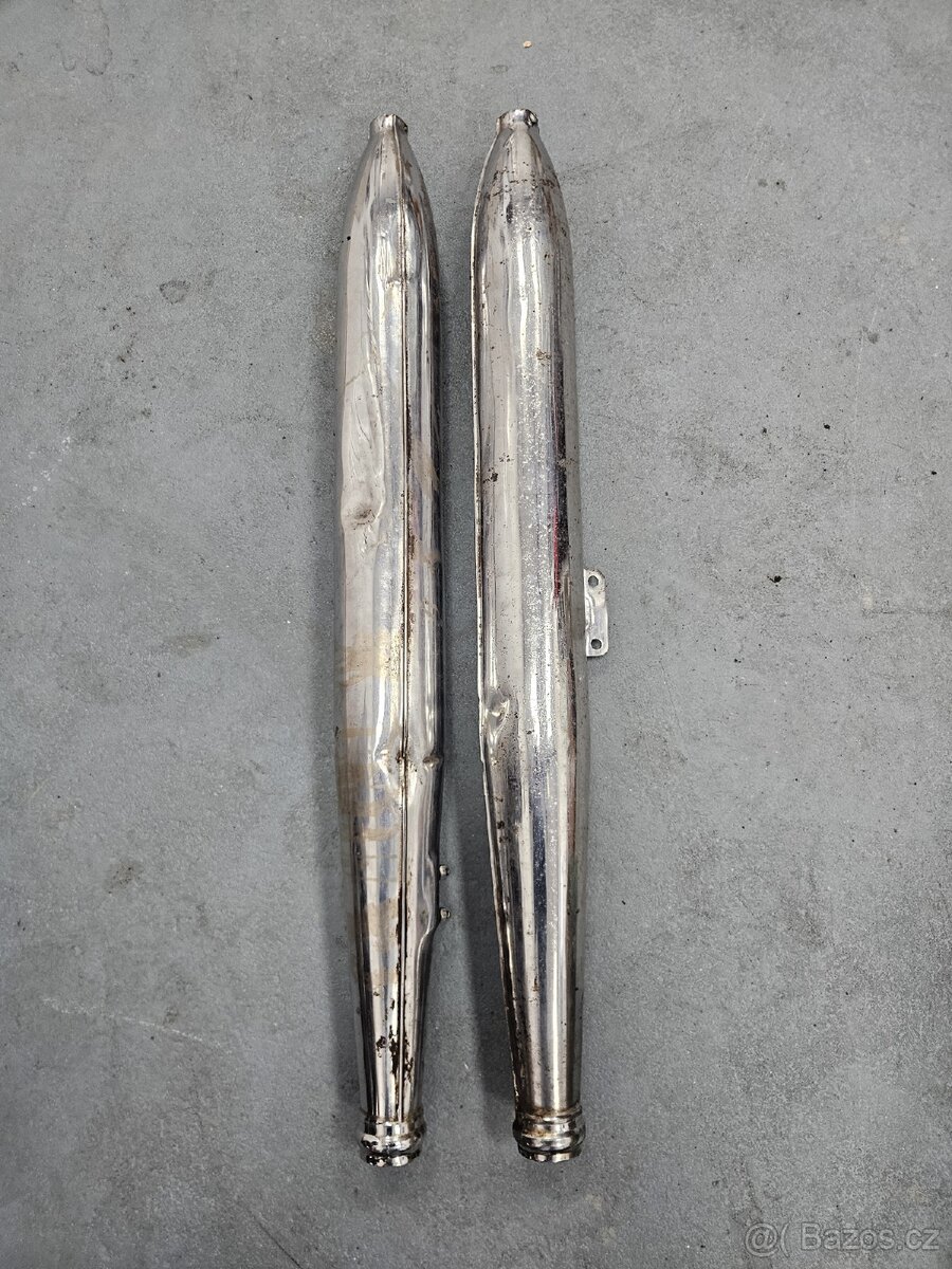 Jawa 350/360 výfuky 2ks - 2
