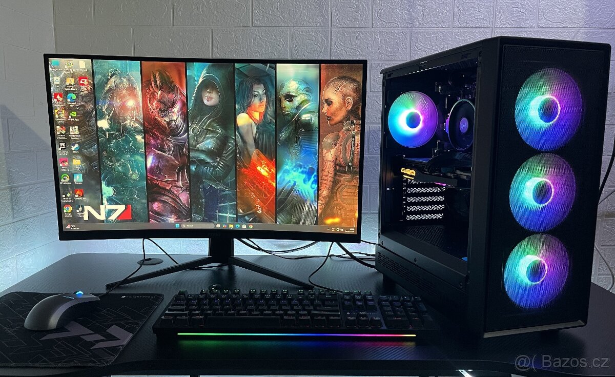 Herní PC|AMD Ryzen|16 GB Ram|Wi-Fi|Záruka|Servis| - 2