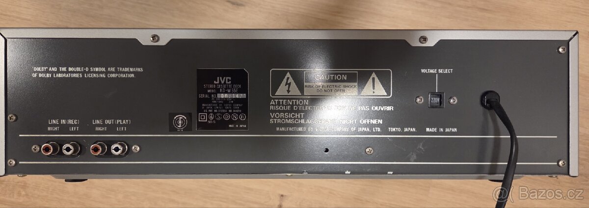 Kazetový magnetofon JVC KD-W55 - 2