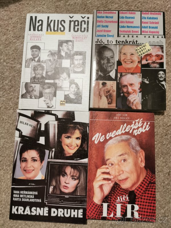 Biografie konvolut - Čejka, Donutil, Lir, Diana, Hepburn - 2