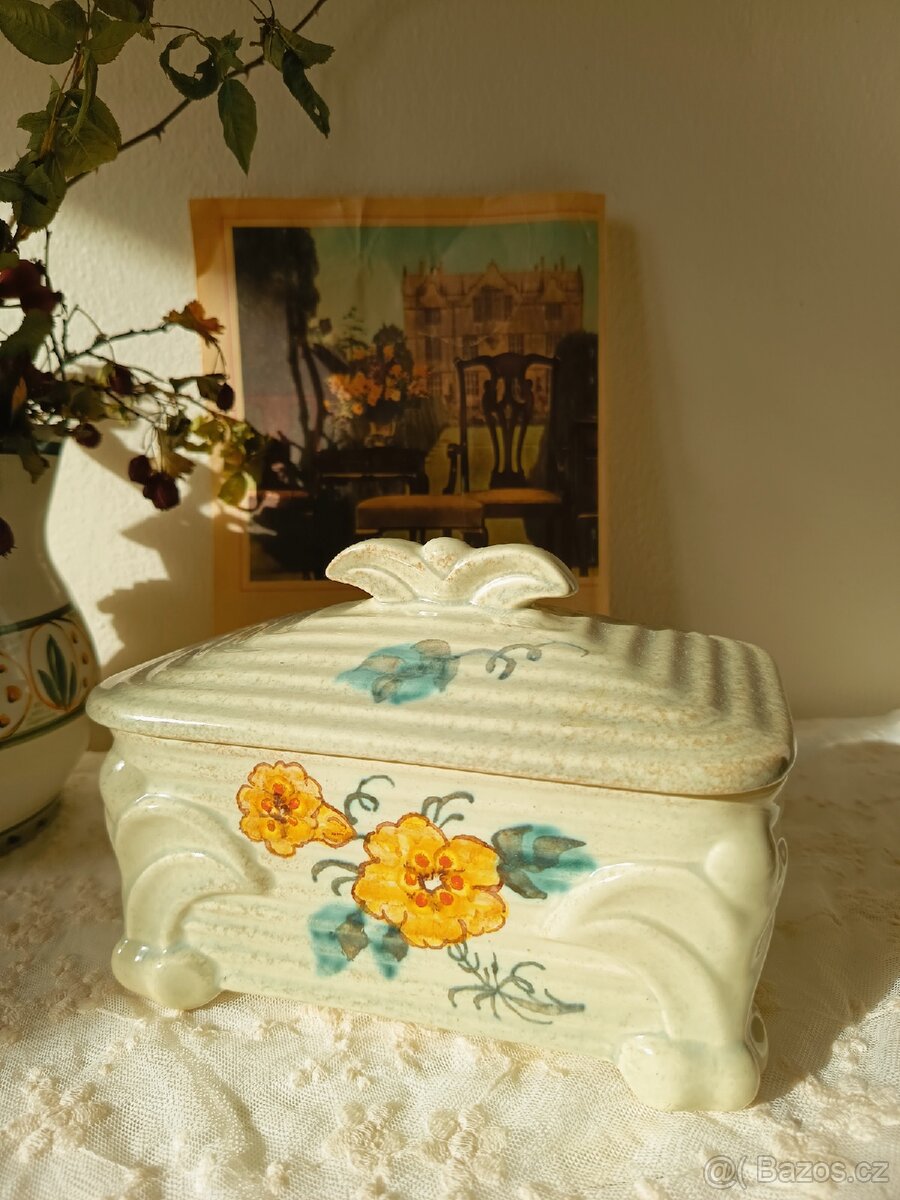 Starožitná dóza na šperky Švýcarsko - 2