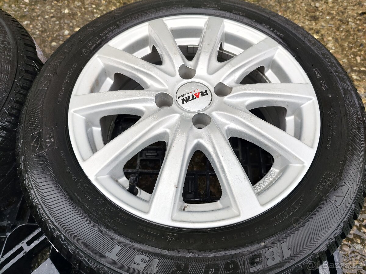 Alu Sada = 4x100 = PLATIN/MINI = s pneu =185/60 R15 - 2