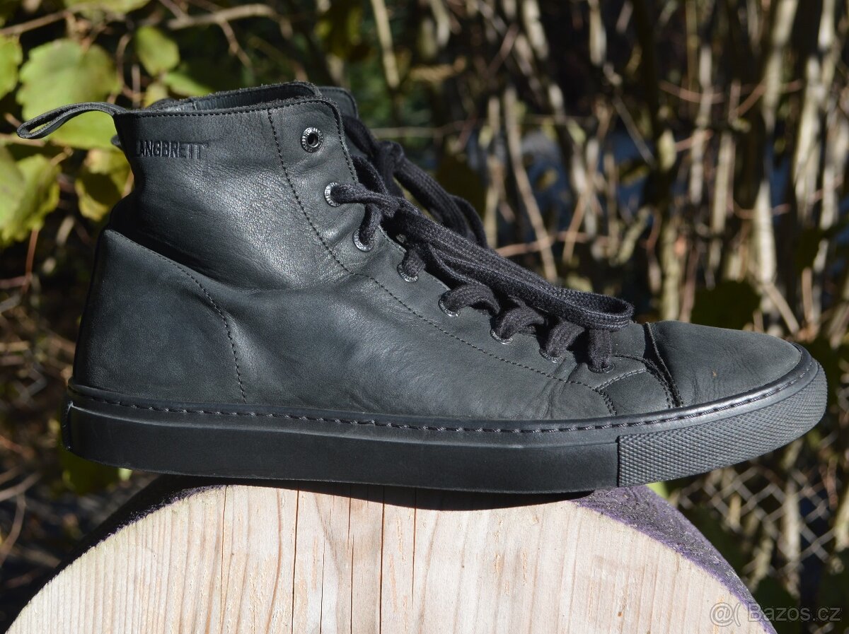 Kožené kotníkové tenisky značky Langbrett vel. 44 - 2