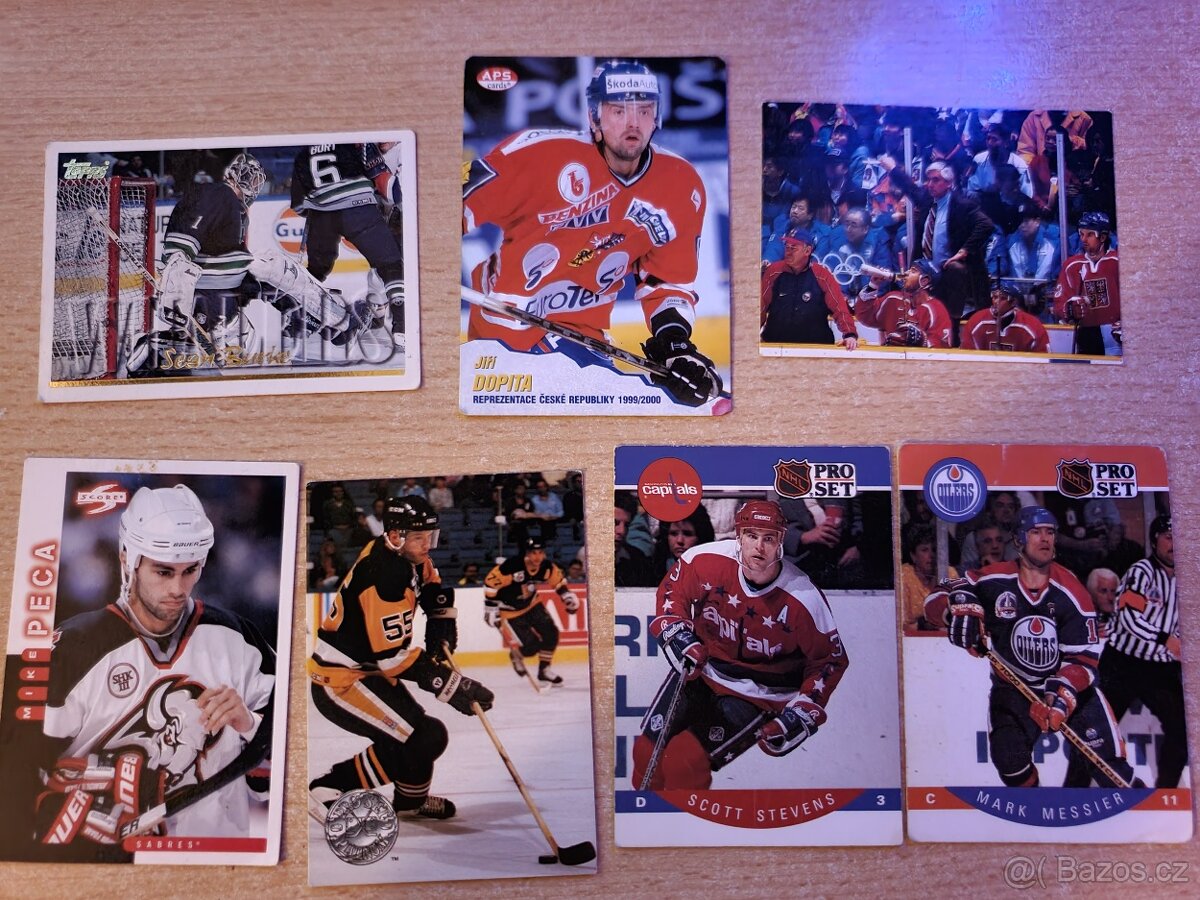 Hokejové kartičky. - 2