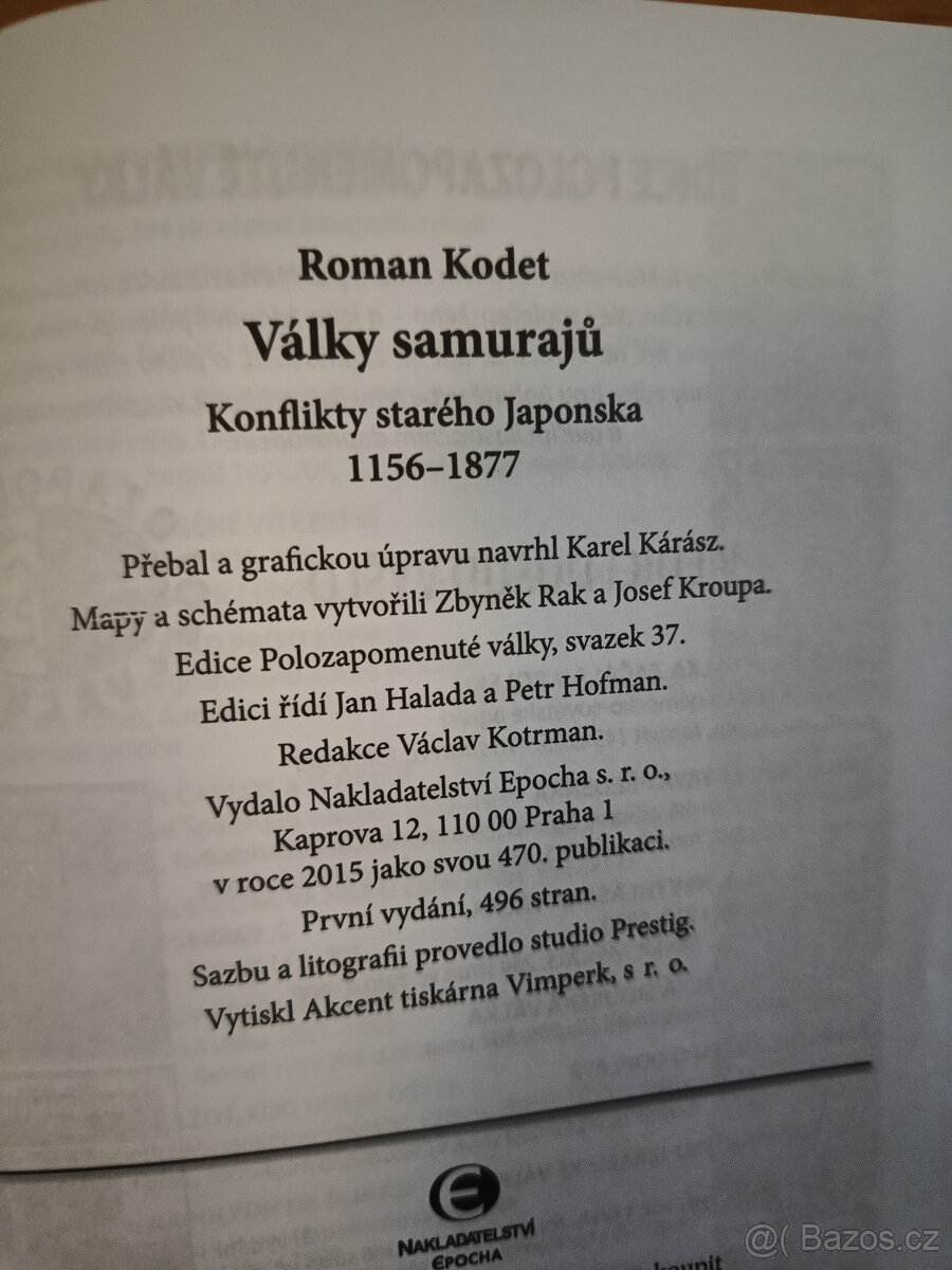Války samurajů - Roman Kodet - 2