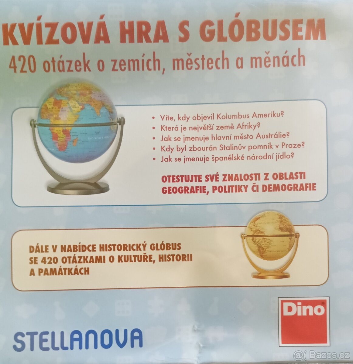 Dino IQ Kvízová hra s glóbusem - 2