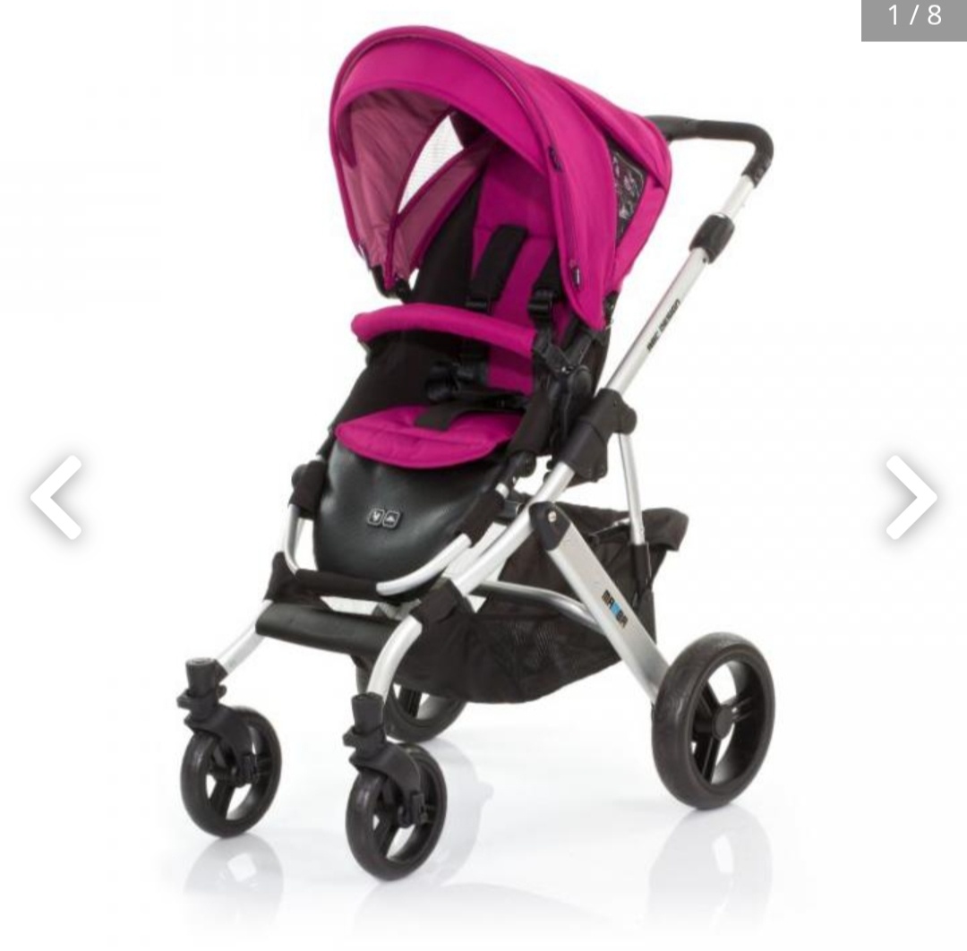 ABC Design Mamba 2 sady,růžová +černá - 2