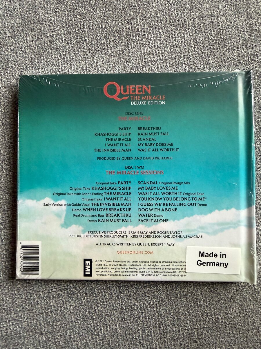 2 CD Queen The Miracle ( Deluxe ) NOVÉ ZABALENO - 2