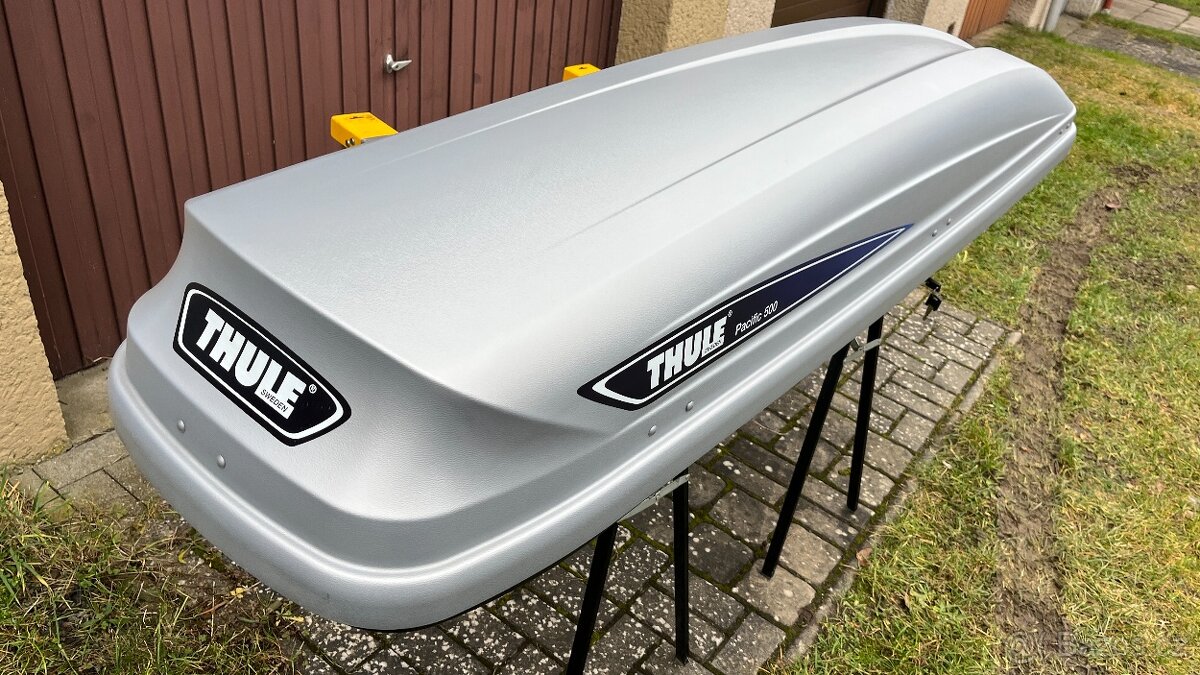 THULE PACIFIC 500 ŠEDÝ,TOP STAV,STŘEŠNÍ BOX,RAKEV - 2