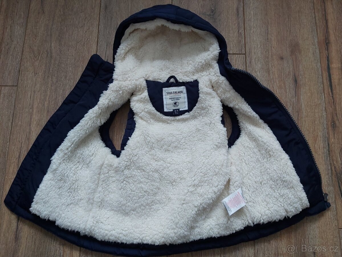 Dětská teplá vesta NOVÁ vel. 92-98 tmavě modrá - 2