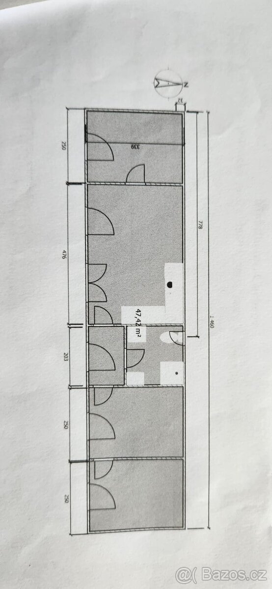 Mobilní dům 14x4m - 2