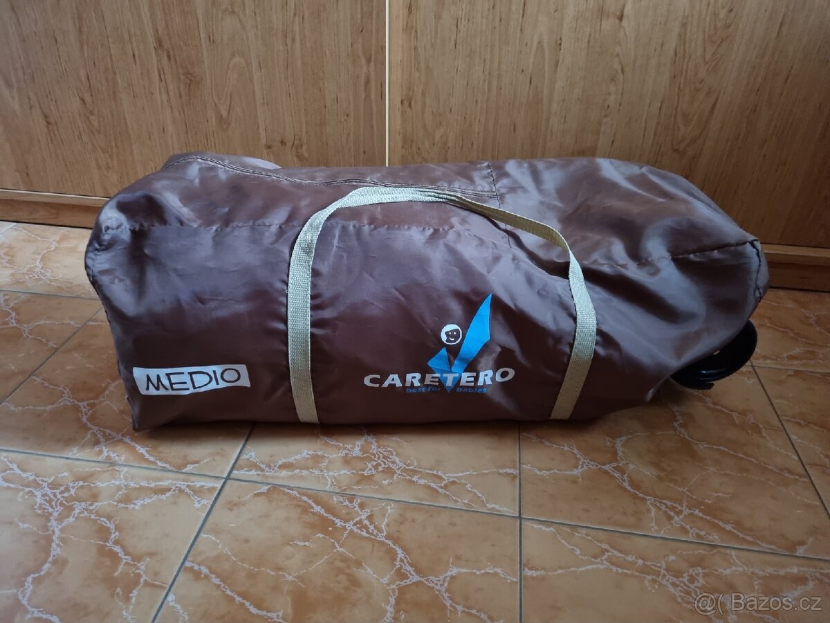 Cestovní postýlka Caretero Medio hnědá - 2