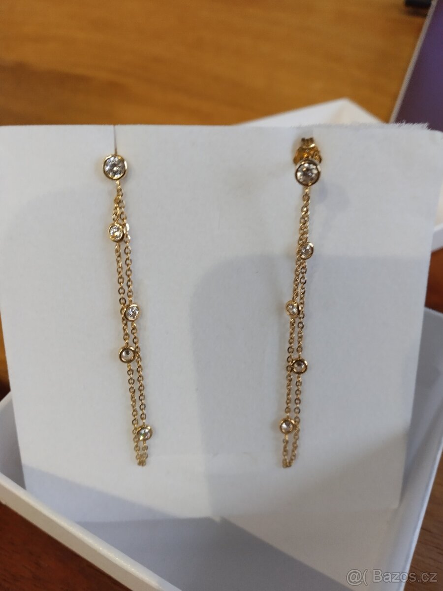 Zlaté náušnice 14k 2g 585/1000 - 2