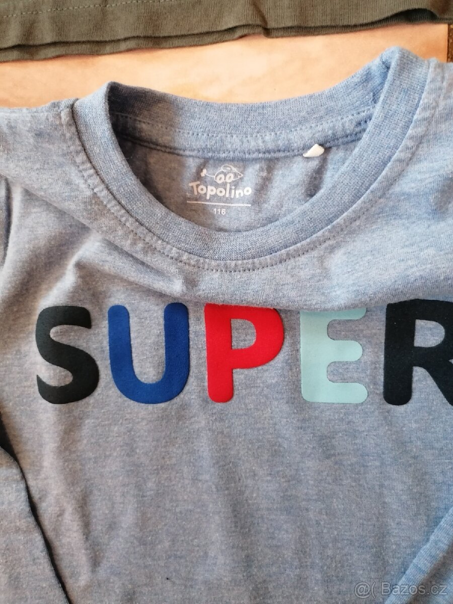 Chlapecká trika vel. 134,116 - 2