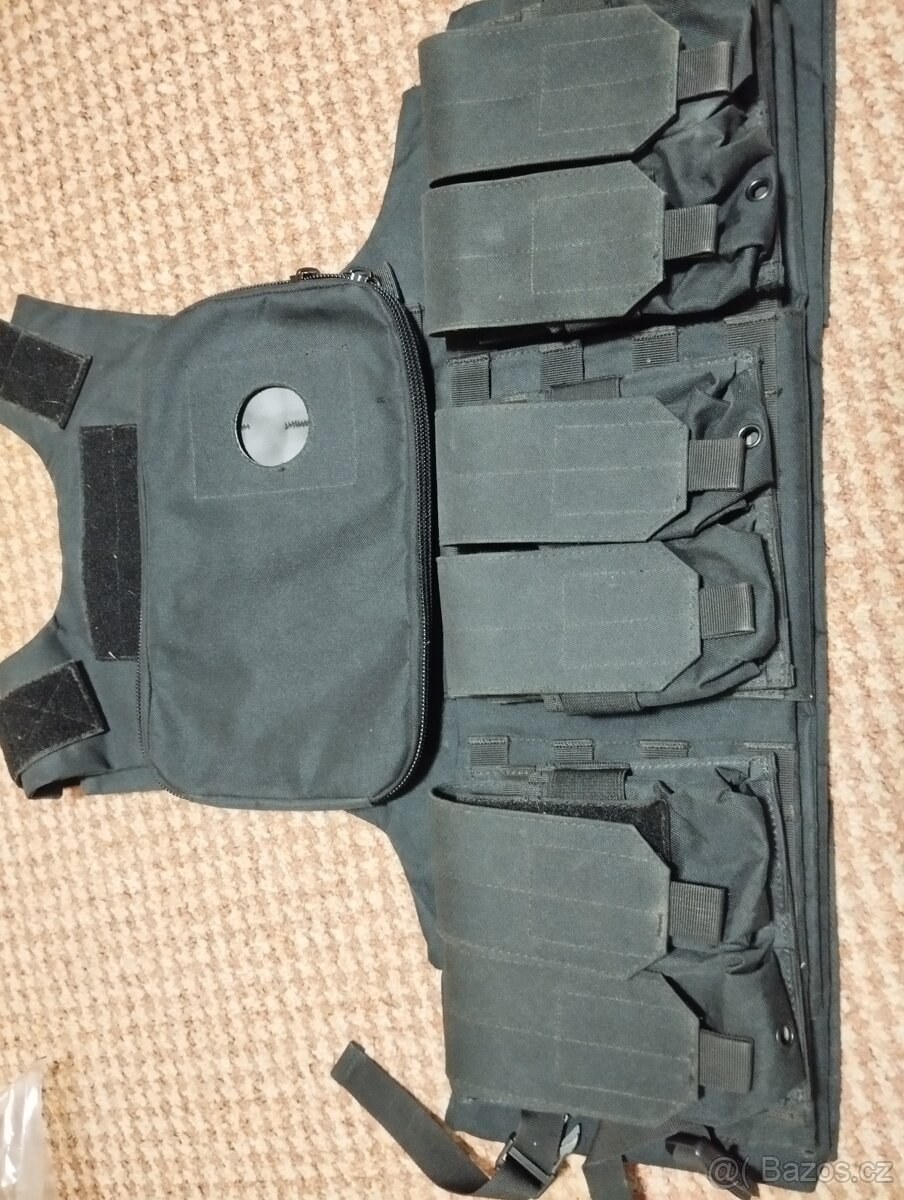 Taktická vesta černá - 2