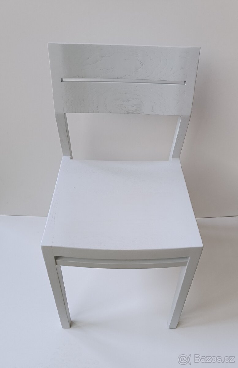 Masivní bílé židle - 2