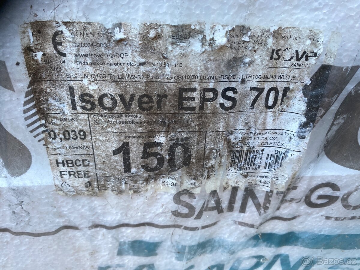 Polystyren eps 70 150mm - 2
