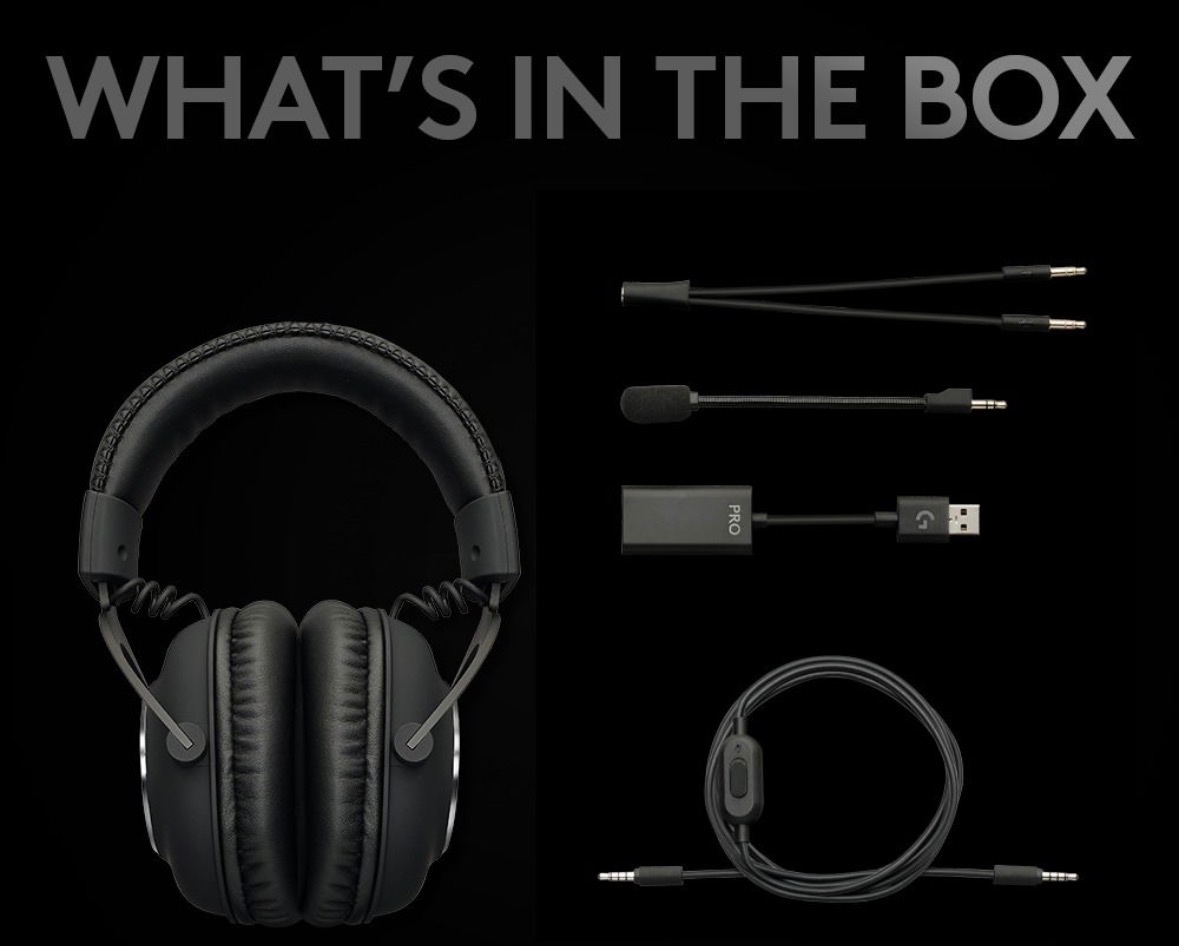Logitech G PRO X Sluchátka / Headset - 2