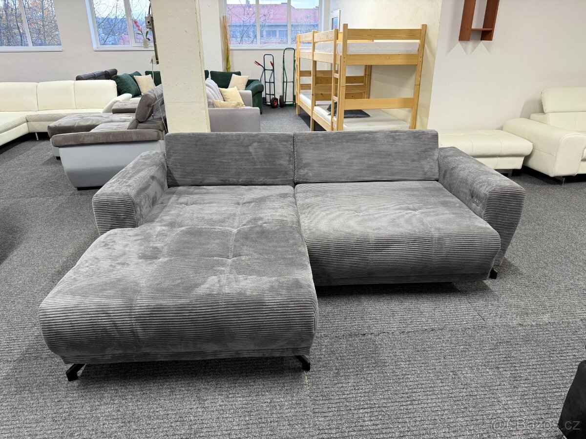 Sedací souprava rohová - el. rozkládací -NEPOUŽITÉ - 2