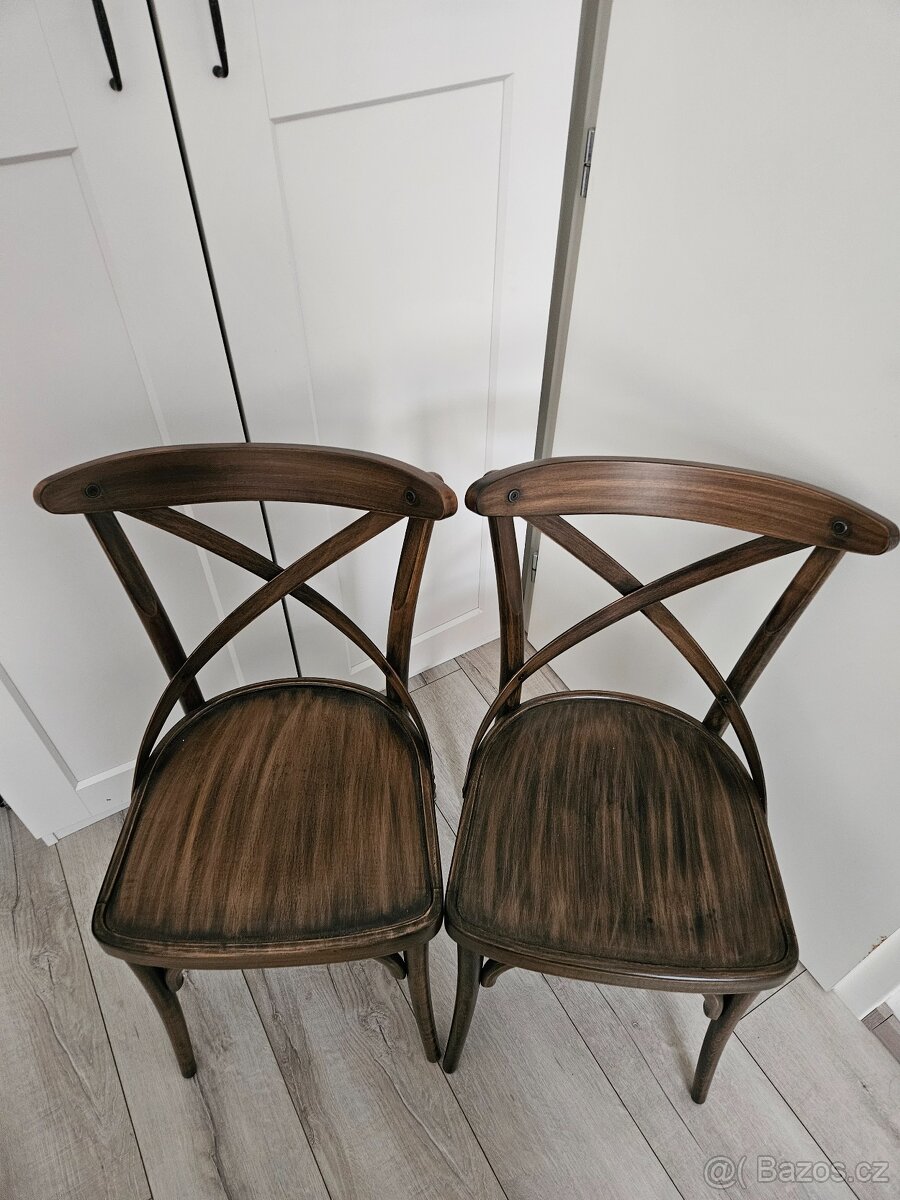 Židle, jídelní, celodřevěná - 2