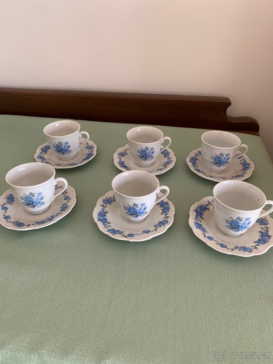 Sada 6 hrnicku s podsalky - 2