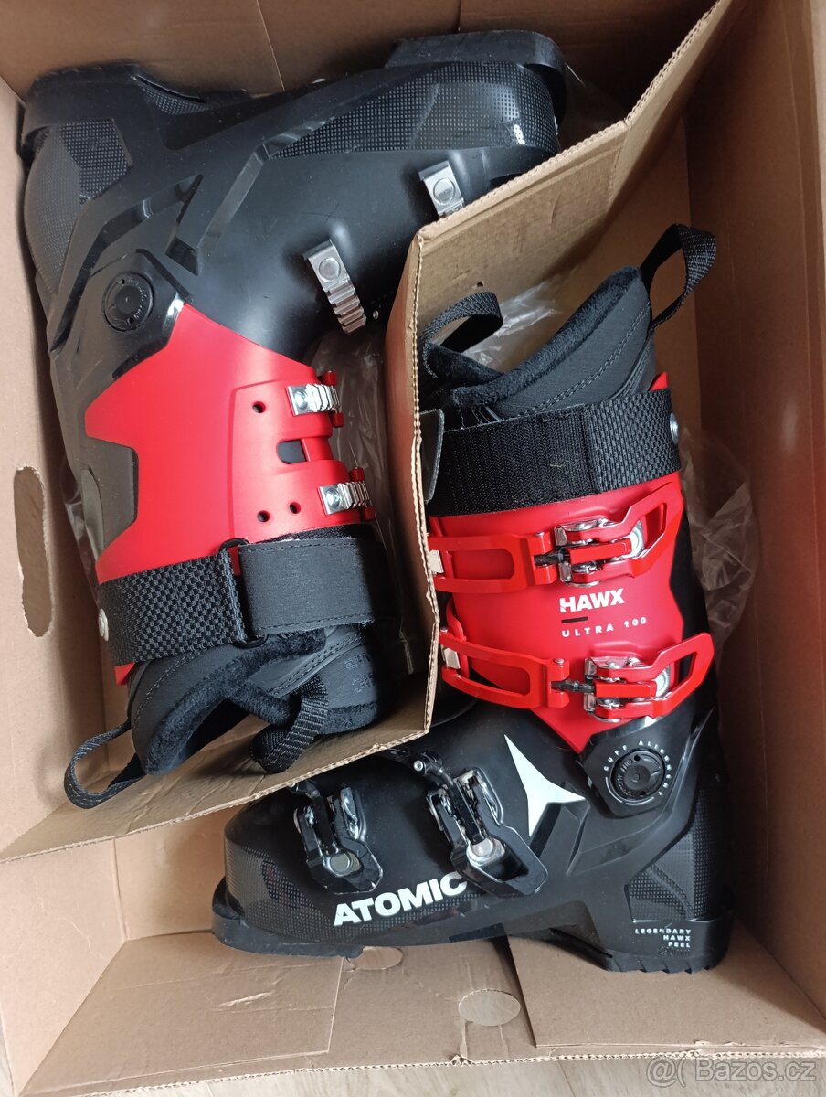 Lyžáky Atomic Hawx Ultra 100 25,5 - black/red - 2