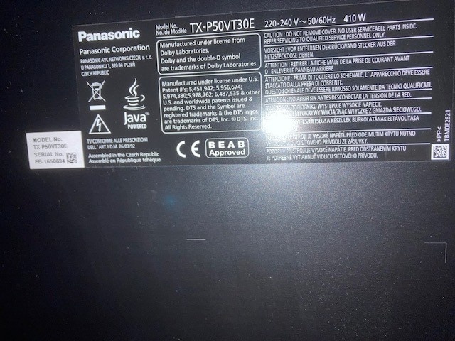 Panasonic Plasma - uhlopříčka 130 cm - 2
