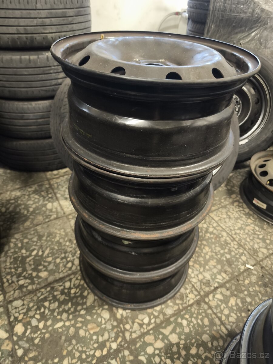 Plechové disky Renault 5x108 R16 - 2