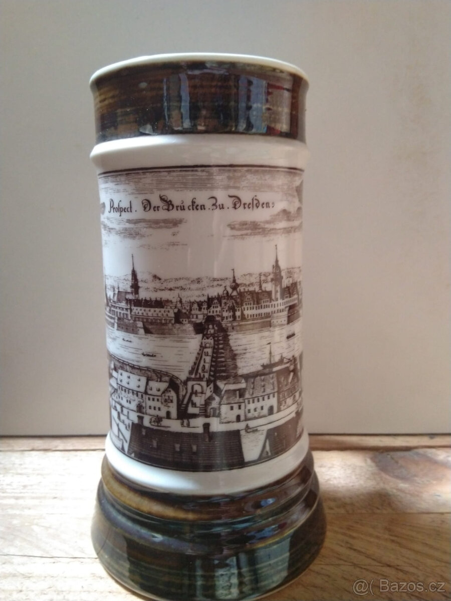 Prodám keramický džbán na pivo - 2