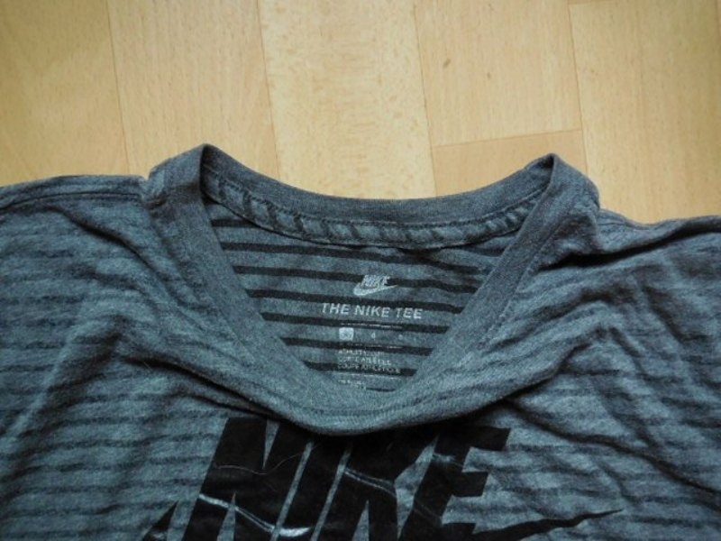 pánské Nike Tee šedočerné sport. tričko nápis kr.ruk 52-54/L - 2