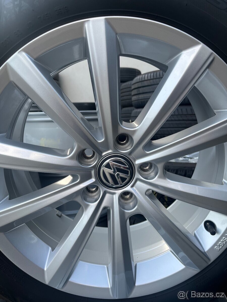 VW MERANO 215 55 R17 ZIMNÍ PNEU 5 x 112 ET 38 - 2