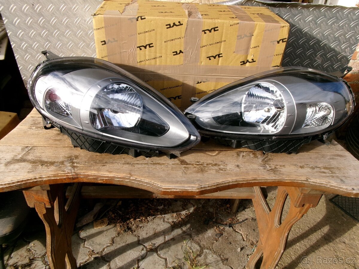 FIAT PUNTO EVO TYP 199 - PŘEDNÍ SVĚTLA - ANTHRACIT - 2