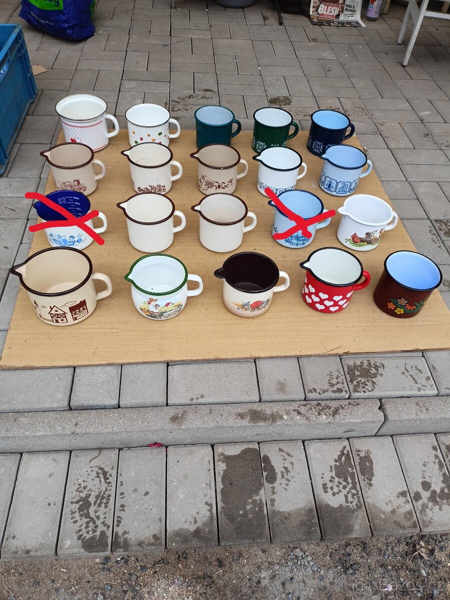 Smaltované nádobí,nádobí-1. - 2