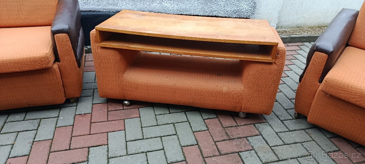 Retro sedací souprava - 2