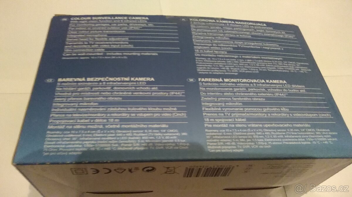 Kamera barevná bezpečnostní IP - 2 ks - 2