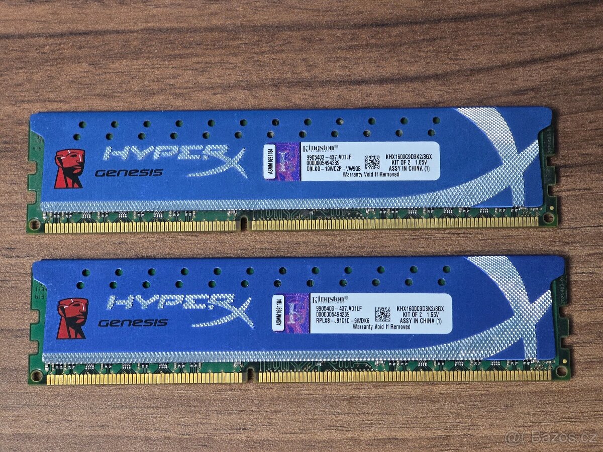 Kingston HyperX Genesis 8GB (2x4GB) DDR3 - 2
